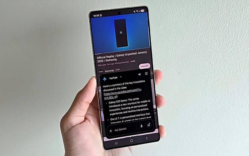 Samsung Galaxy S25 Series dengan dukungan Galaxy AI dan Gemini