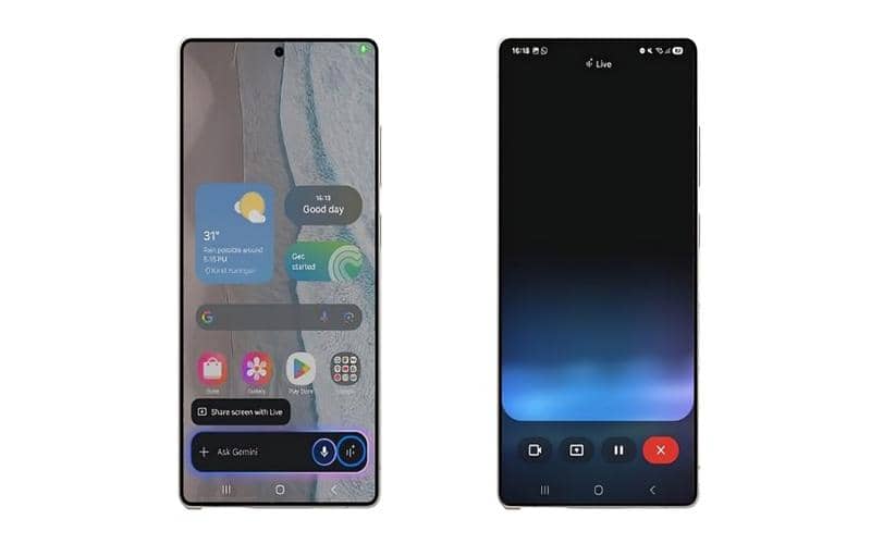 Gemini Live dapat diakses dengan mudah di Samsung Galaxy S25 Series