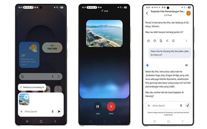 ngobrol langsung dengan AI lewat fitur Talk Live