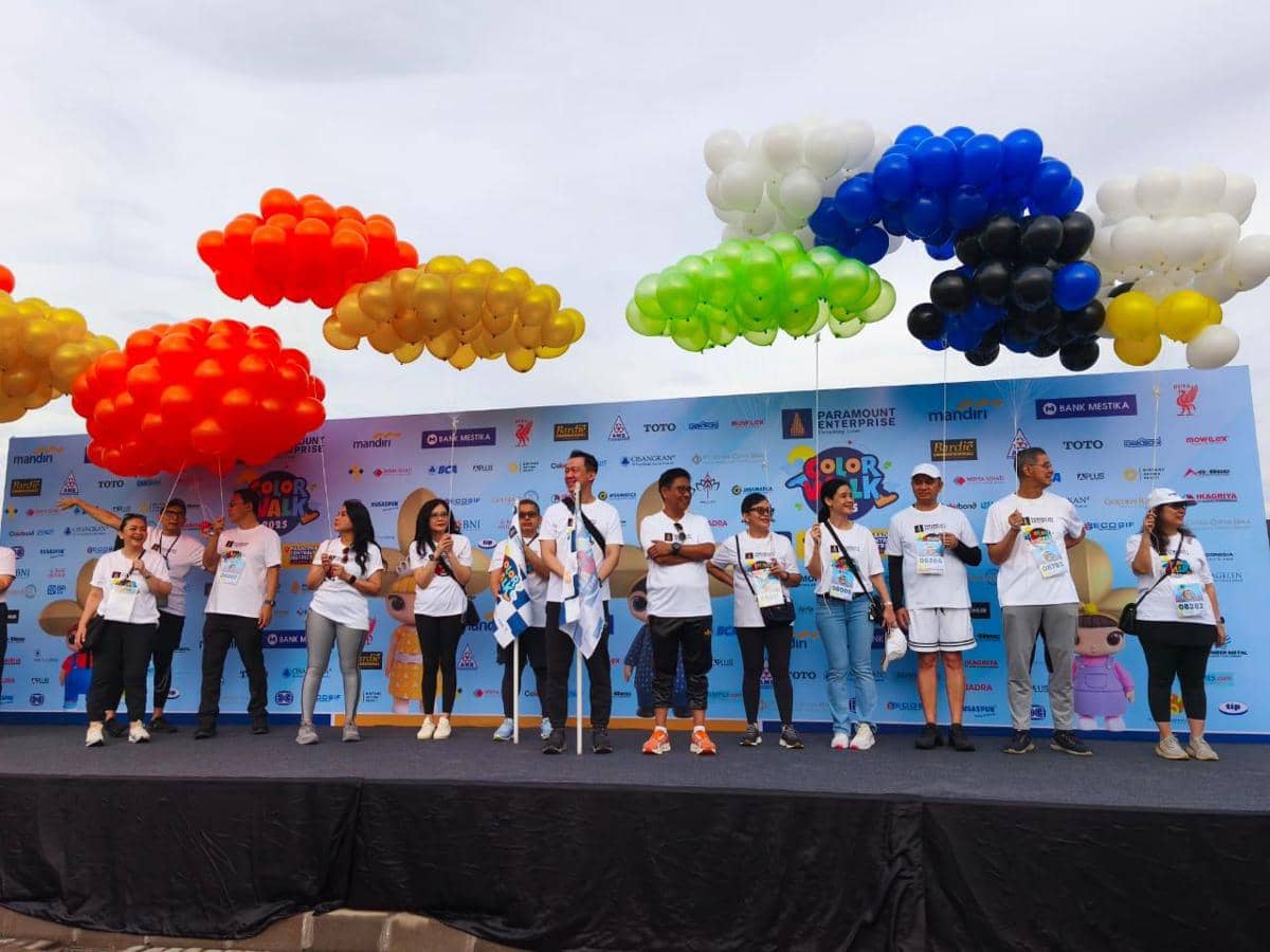 12 ribu peserta mengikuti Paramount Color Walk 2025