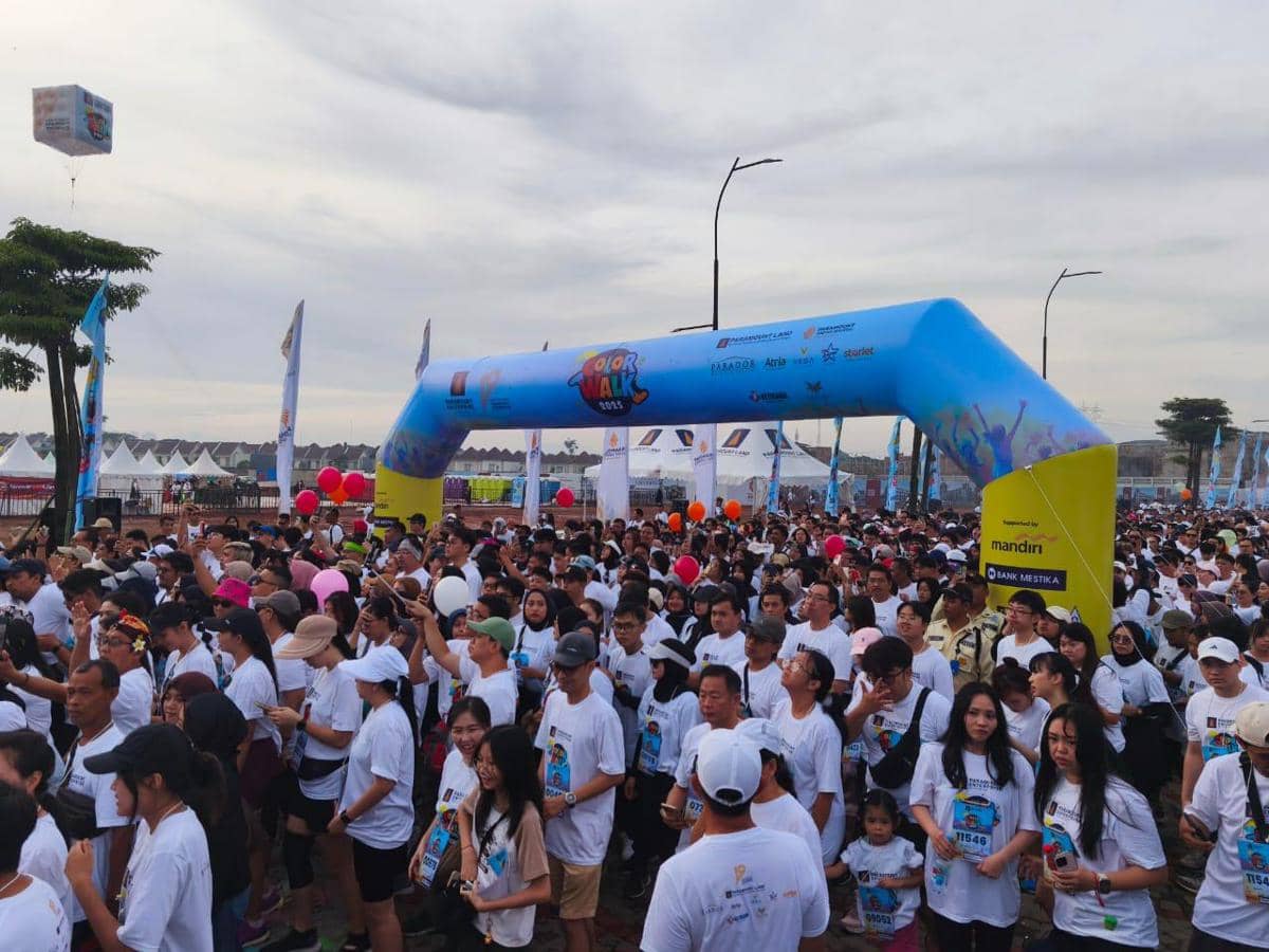 12 ribu peserta mengikuti Paramount Color Walk 2025