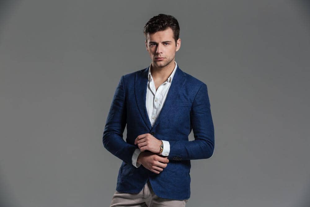 ilustrasi outfit Natal cowok