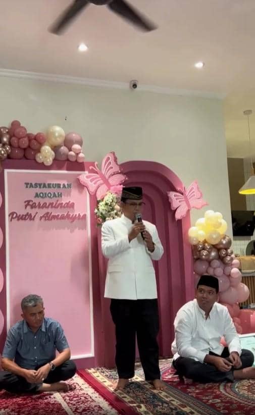 Akikah Baby Faraninda, Anak Frans Faisal (instagram.com/fuji_an)