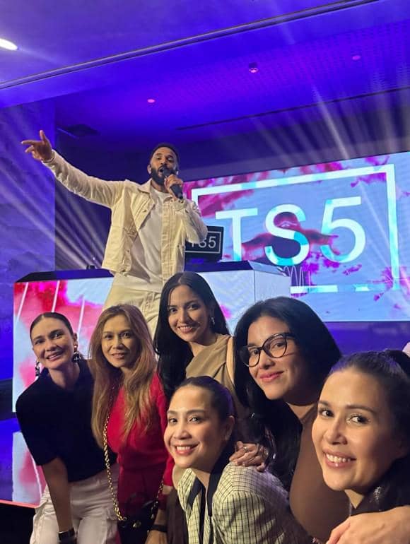 Nagita, Luna Maya dan Geng Artis Nonton Konser Craig David (instagram.com/gadiiing)