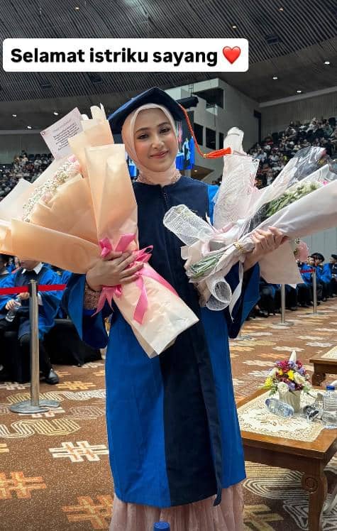 Miskah Shafa Istri Yislam Jaidi Wisuda S1 (instagram.com/miskashf)