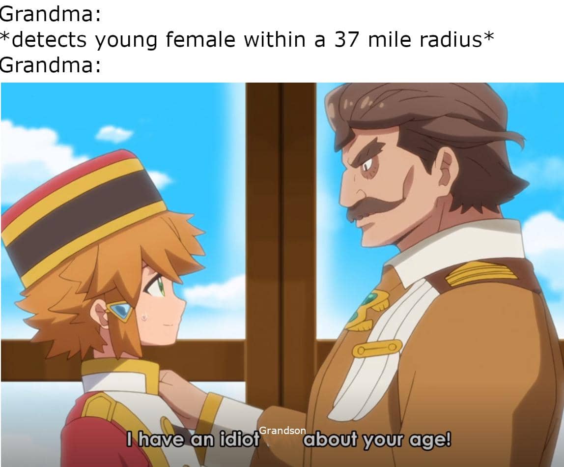 meme kartun tentang nenek