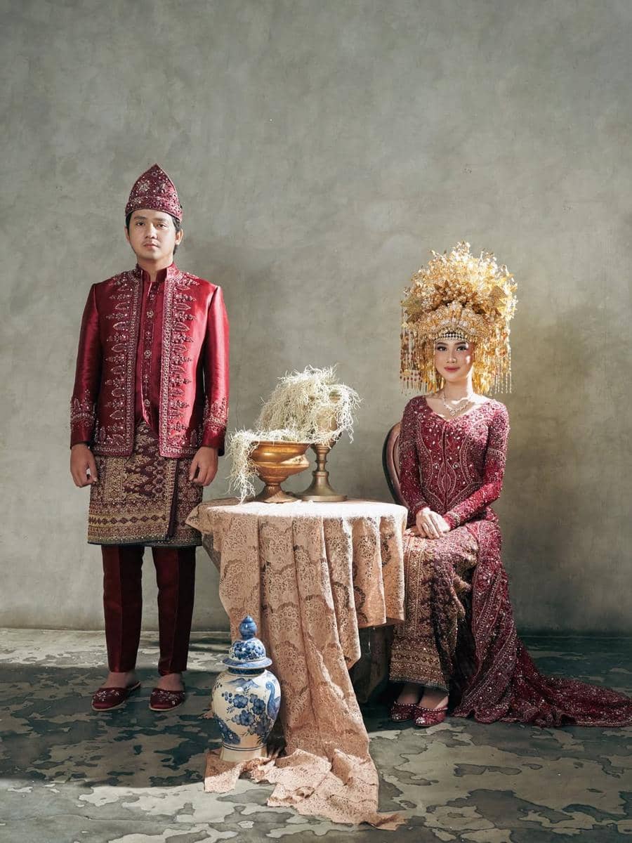 prewed tema adat Arbani Yasiz dan Raissa Ramadhani