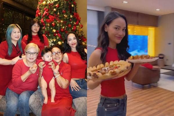 perayaan Natal Erika Carlina (instagram.com/eri.carl)