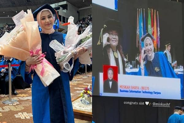 Miskah Shafa Istri Yislam Jaidi Wisuda S1 (instagram.com/miskashf)