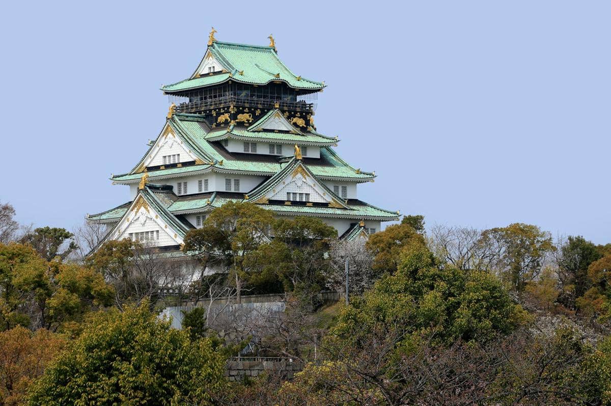 potret Osaka Castle