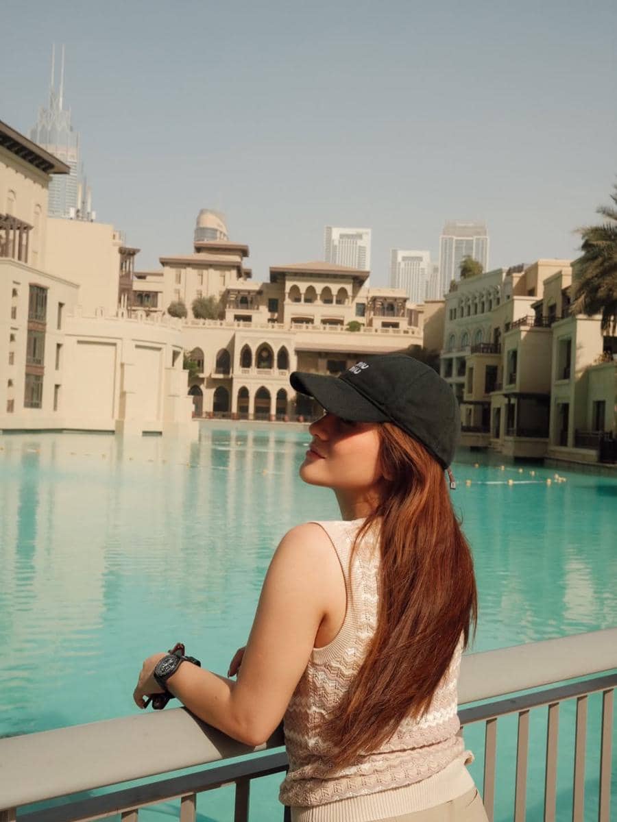 Marsha Aruan liburan di Dubai