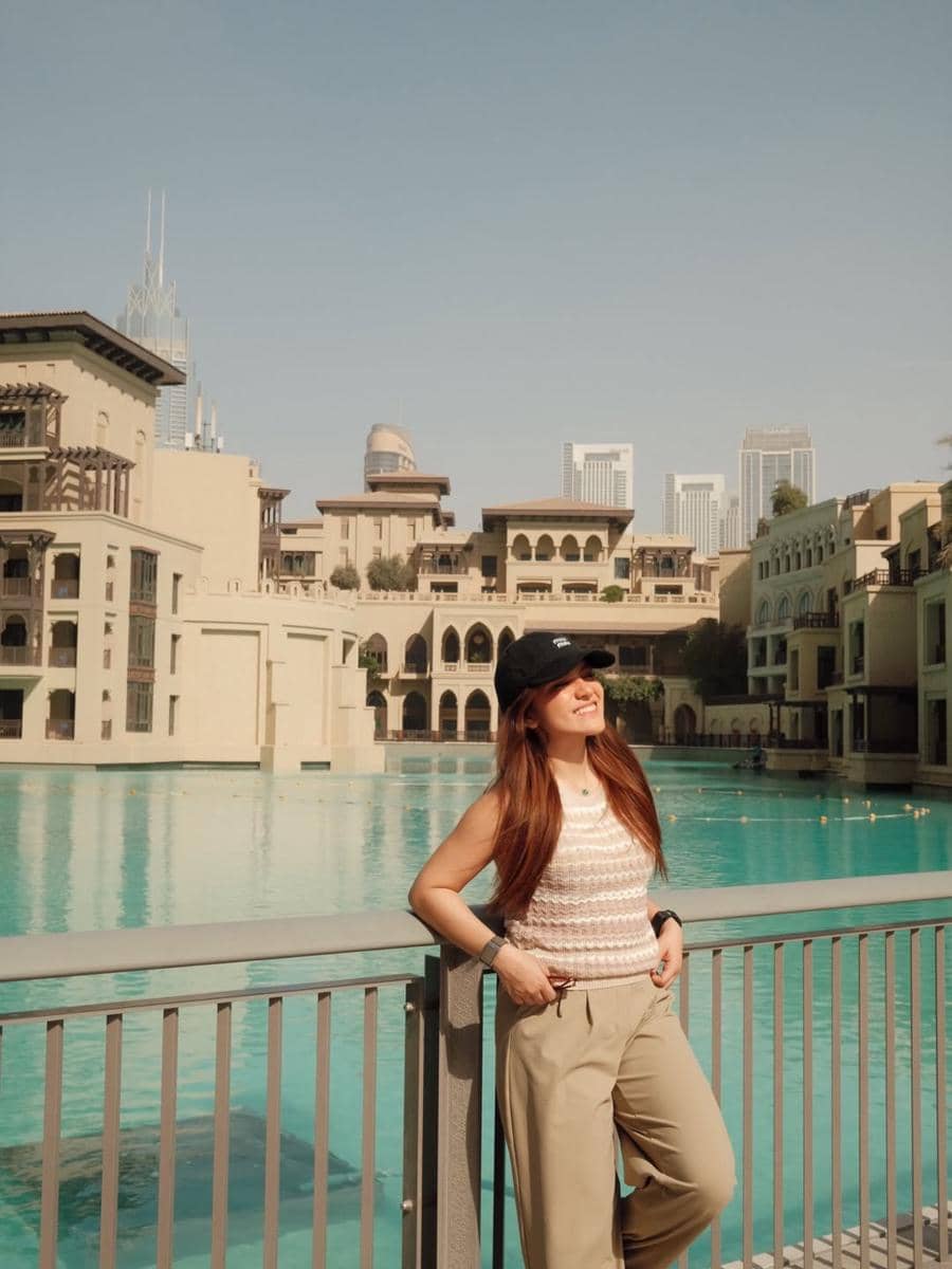 Marsha Aruan liburan di Dubai