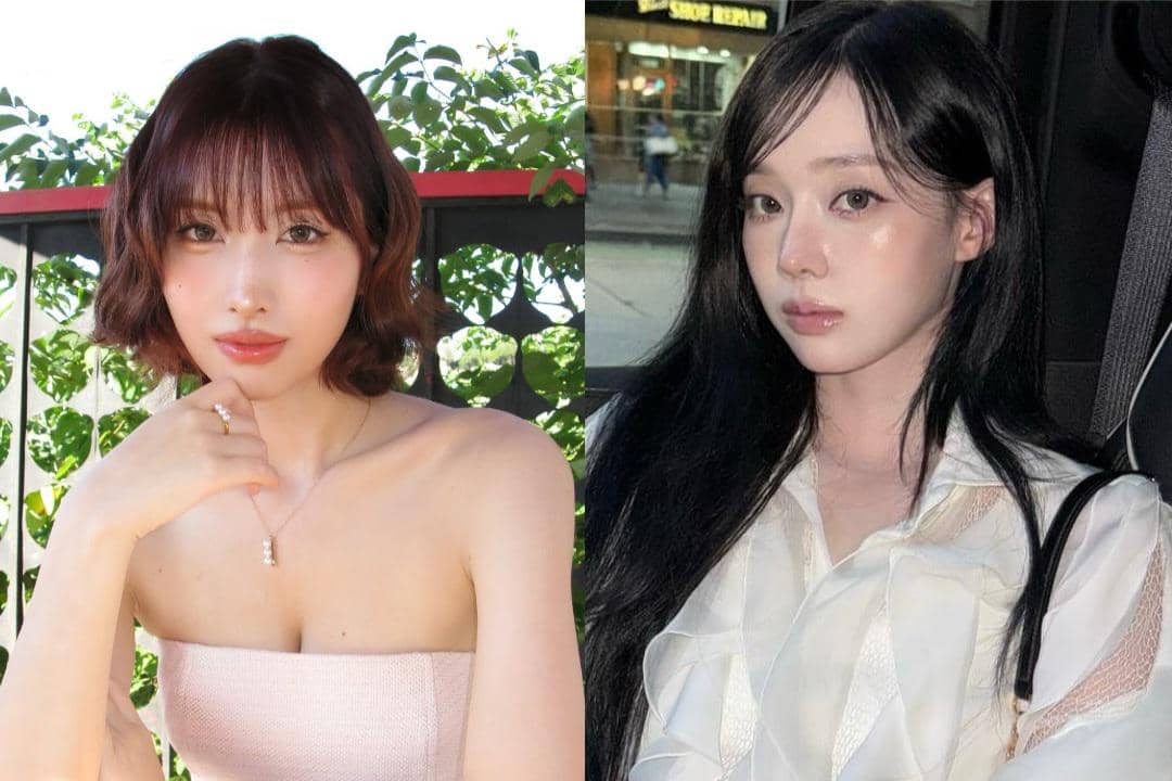 Momo TWICE dan Winter aespa