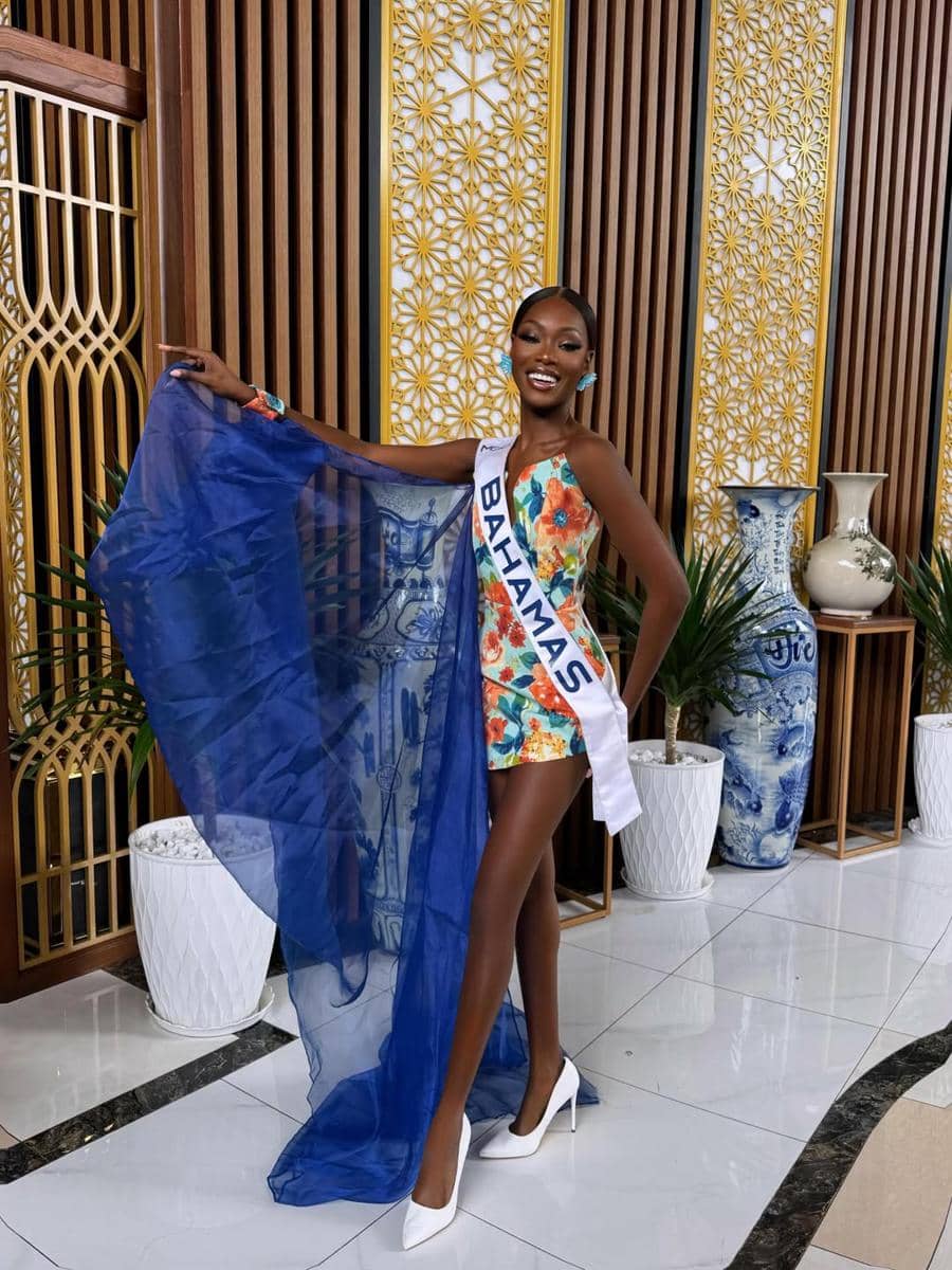 potret Beyonce Forbes, Miss Cosmo Bahamas 2025