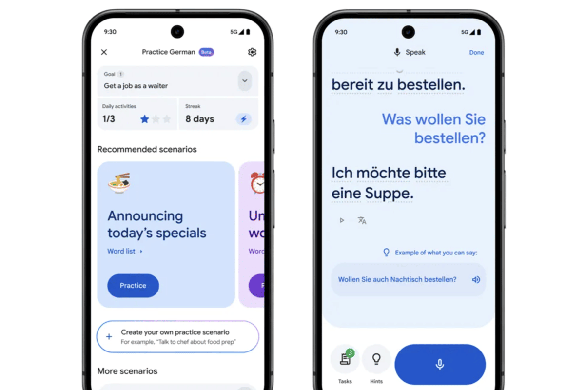 fitur Practice di Google Translate