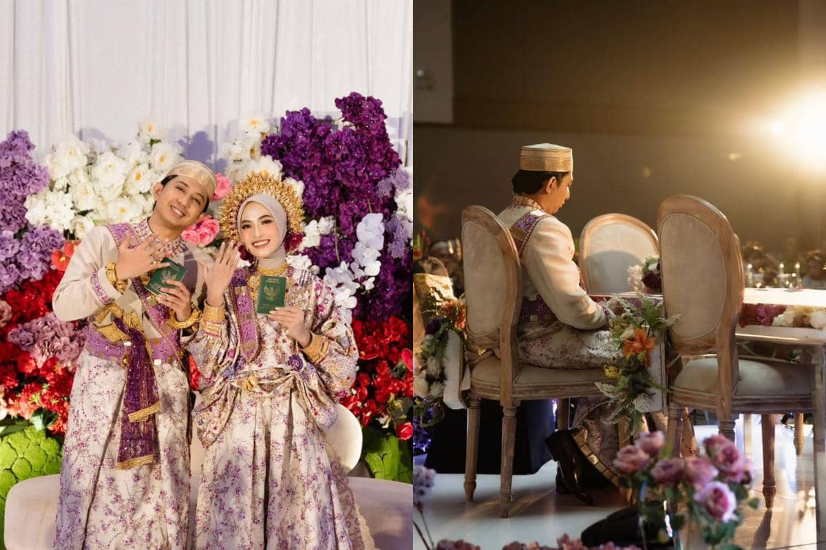 Dekorasi akad ala Feby Putri dan Adam Febrian