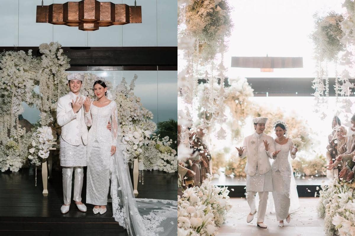 Dekorasi akad hikah Shenina Cinnamon dan Angga Yunanda