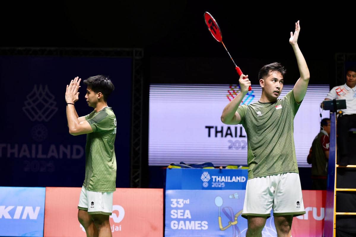 Sabar Karyaman Gutama/Moh. Reza Pahlevi Isfahani lolos ke final SEA Games 2025 Thailand