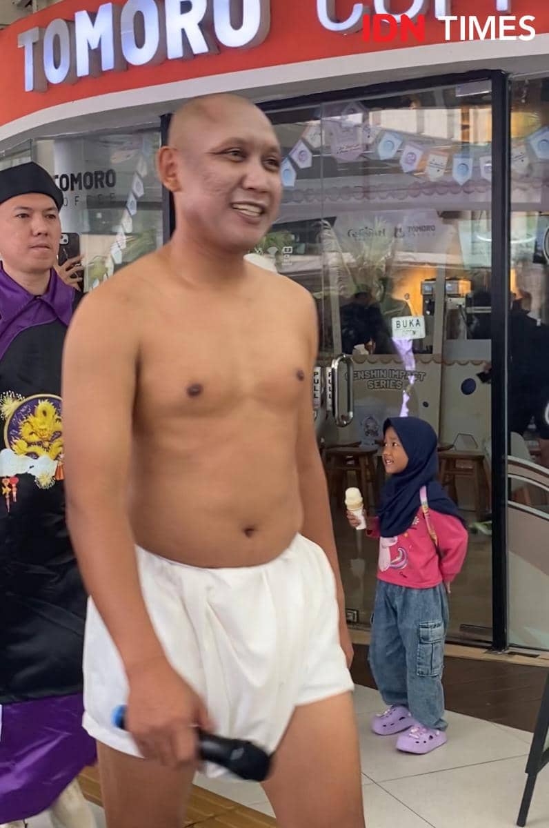 potret pemain Agak Laen: Menyala Pantiku! ikut CFD di Bundaran HI