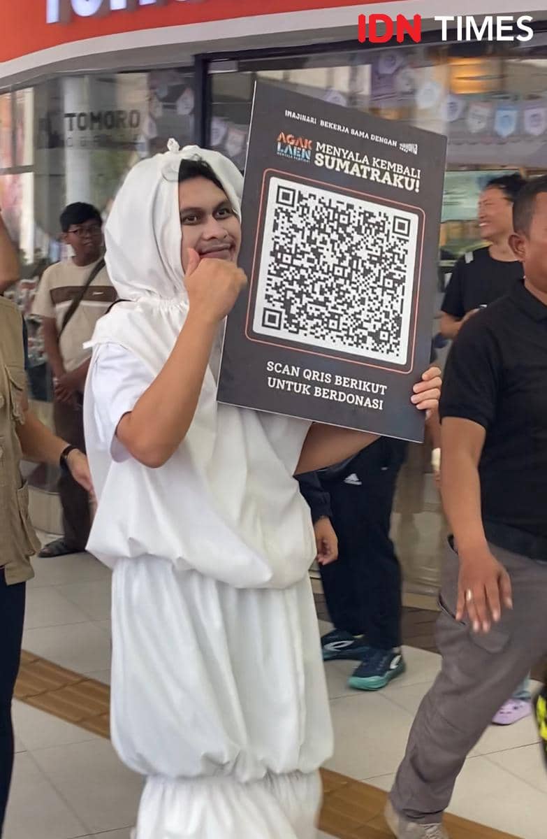 potret pemain Agak Laen: Menyala Pantiku! ikut CFD di Bundaran HI