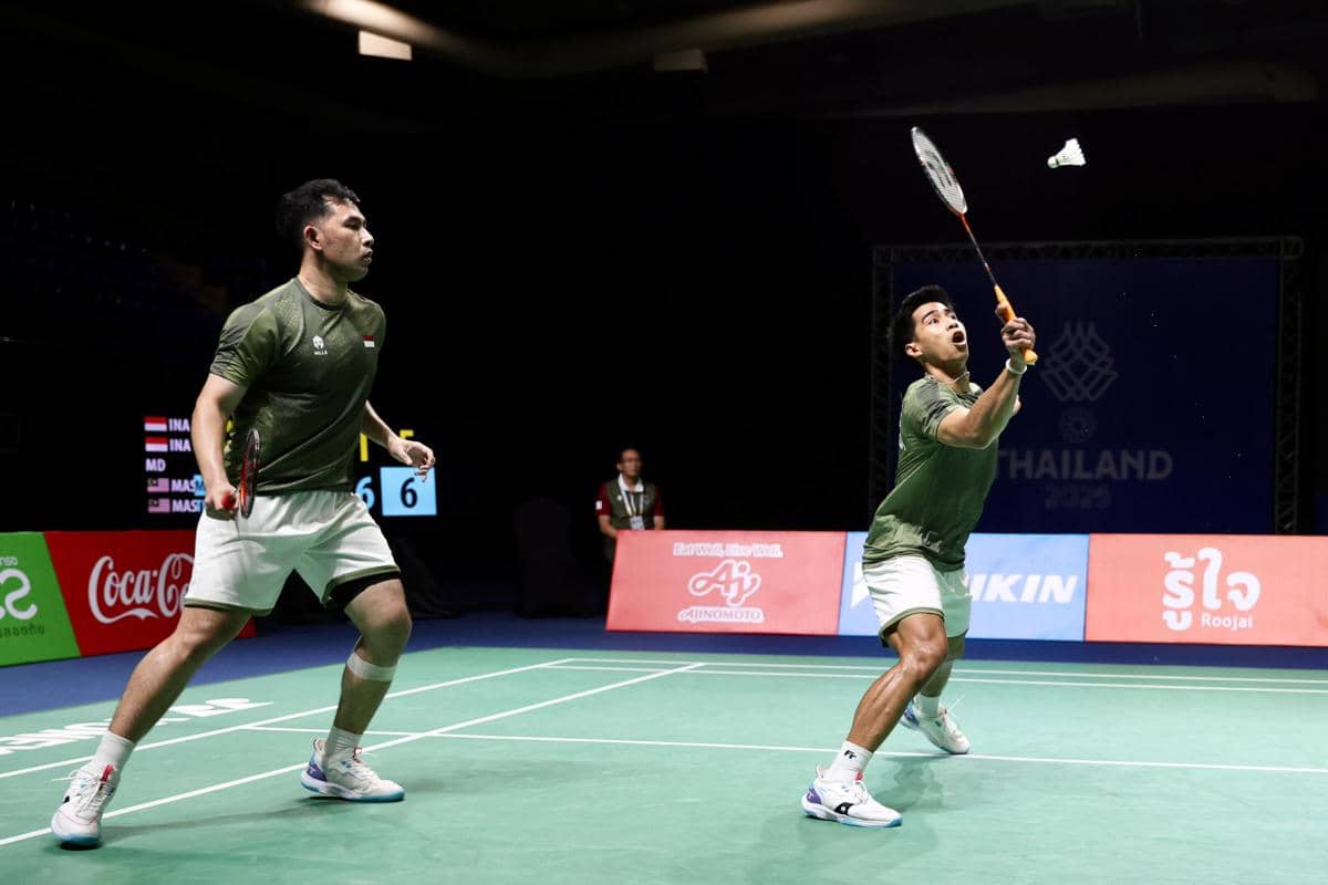 Sabar Karyaman Gutama/Moh. Reza Pahlevi Isfahani lolos ke final SEA Games 2025 Thailand