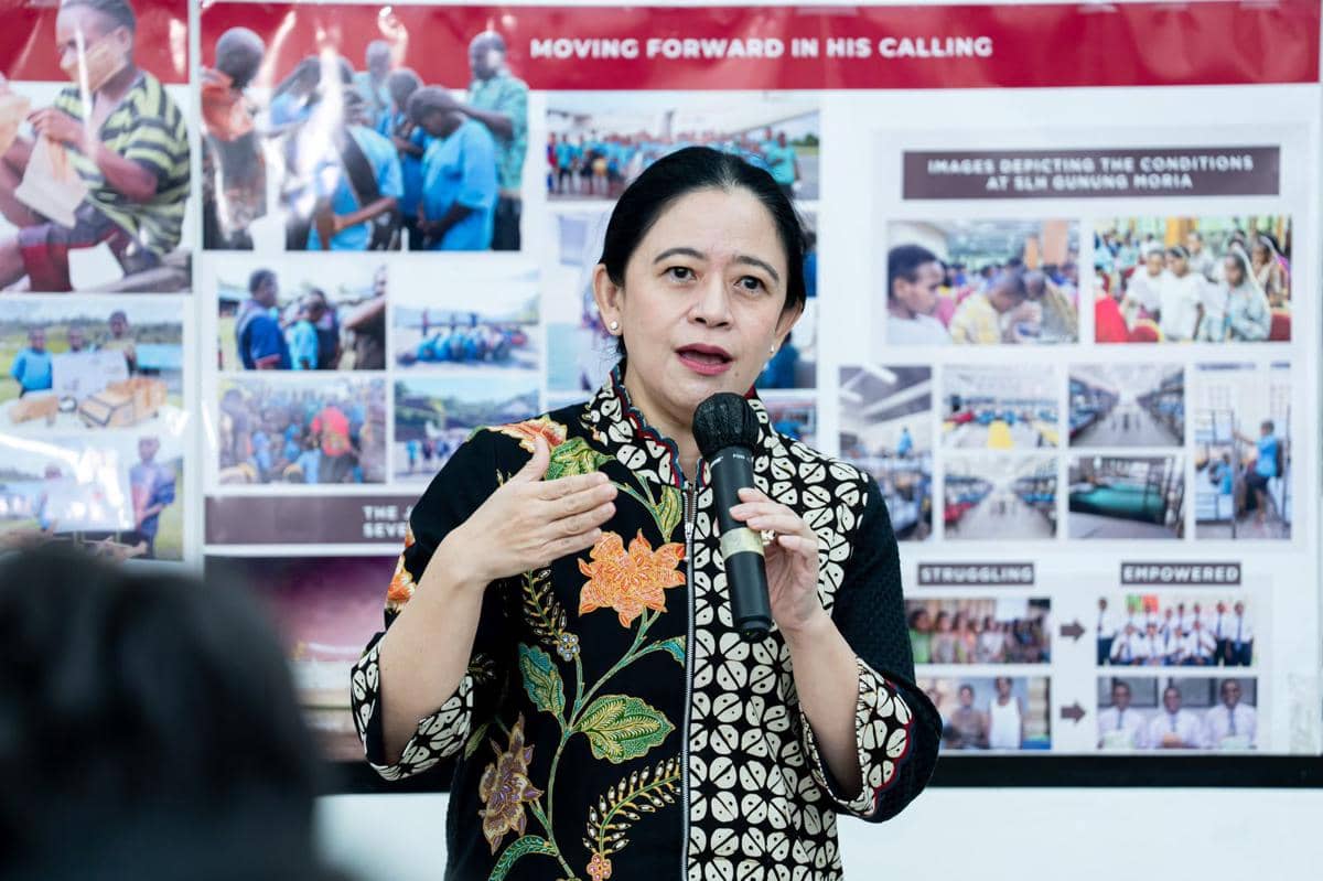 Ketua DPR RI Puan Maharani saat mengunjungi SLH Gunung Moria di Tangerang. (Dok. DPR RI)