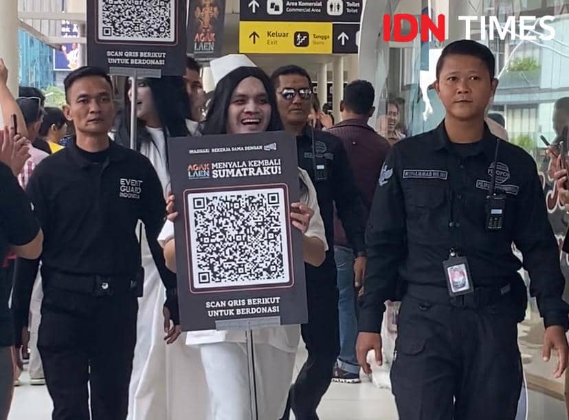 pemain Agak Laen: Menyala Pantiku! di CFD Bundaran HI