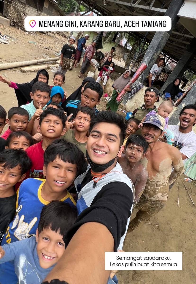 Teuku Ryan bantu korban banjir di Aceh