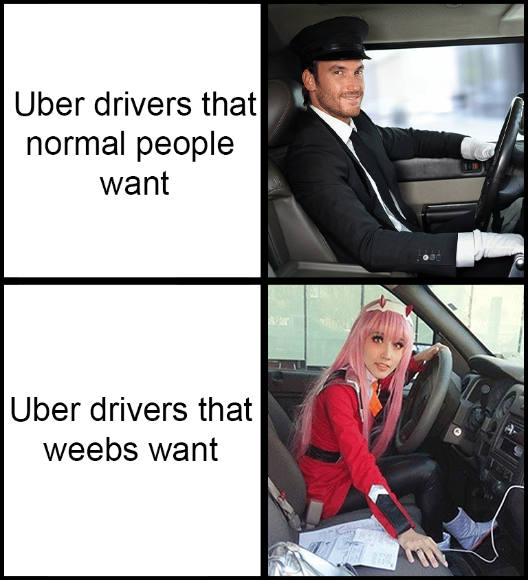 meme anime tentang taksi