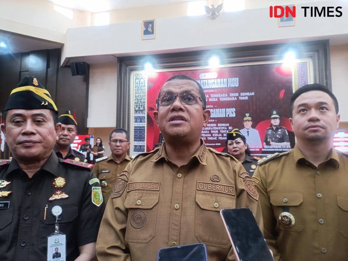 Gubernur NTT, Melki Laka Lena. (IDN Times/Putra Bali Mula)