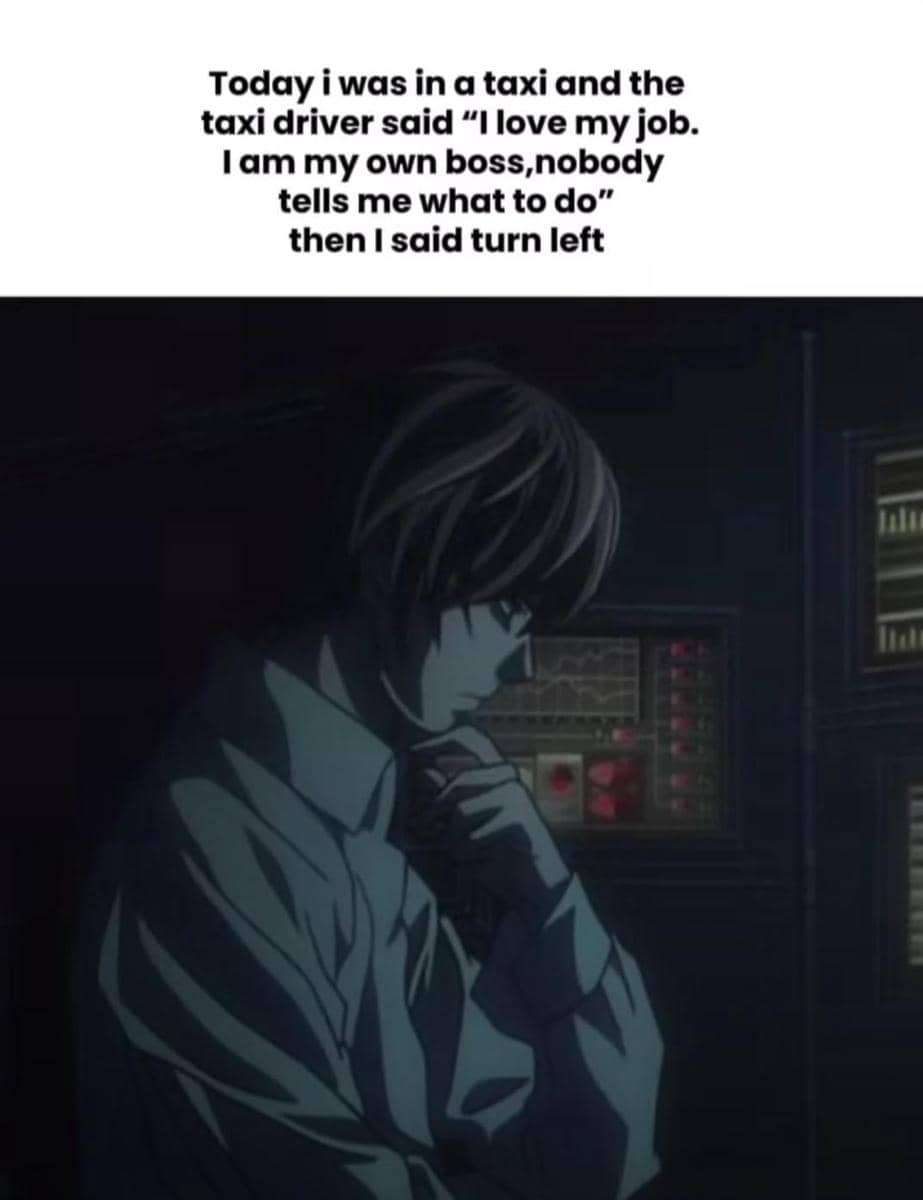 meme anime tentang taksi