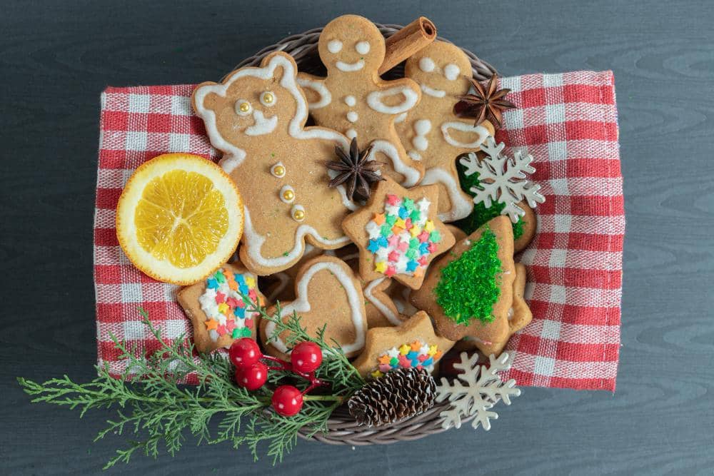 ilustrasi gingerbread cookies