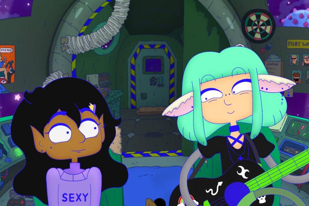 adegan dalam film Lesbian Space Princess