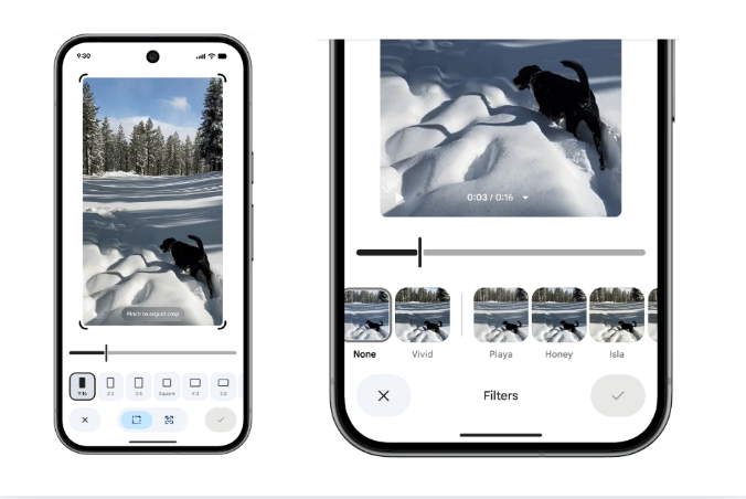 fitur edit video di Google Photos
