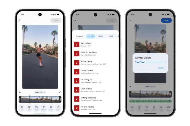 fitur edit video di Google Photos