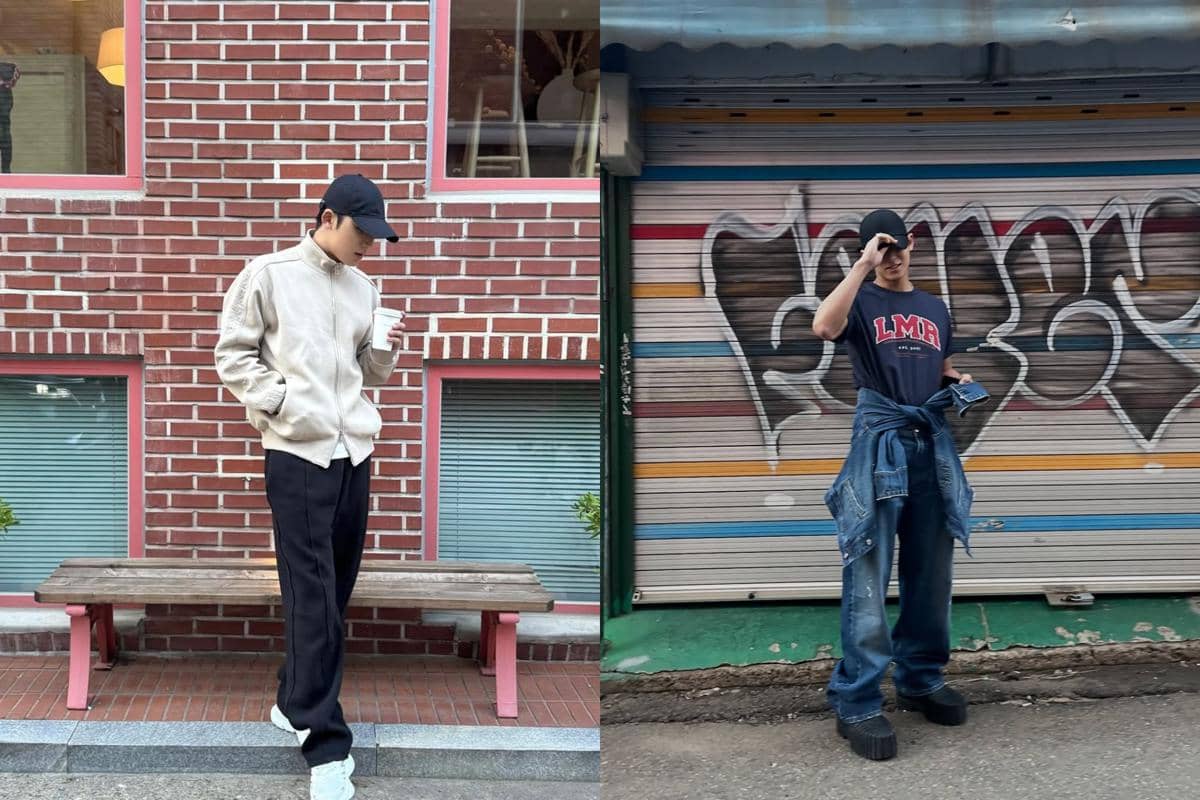 Mingyu Seventeen mengenakan baseball cap