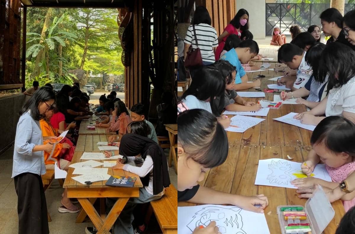 Wenny Yosselina mengajar anak-anak disabilitas