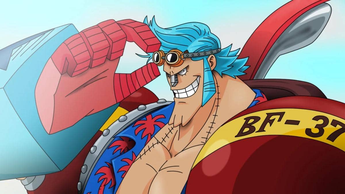 Franky salah satu tukang kapal terbaik di One Piece