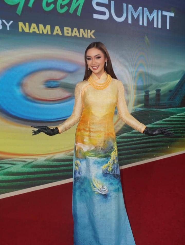 Potret salma ranggita di miss cosmo international