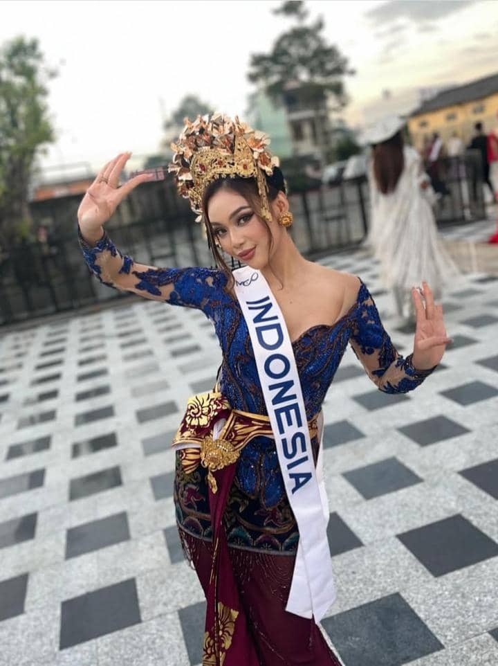 Potret salma ranggita di miss cosmo international
