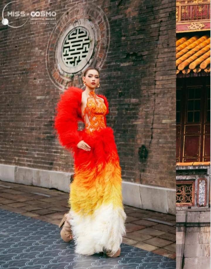 Potret salma ranggita di miss cosmo international