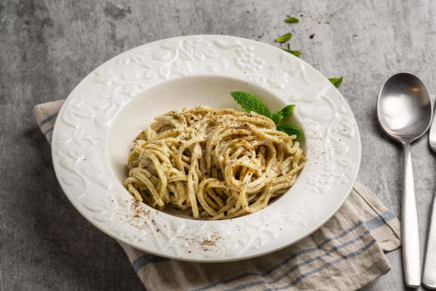 Ilustrasi pasta mentaiko 