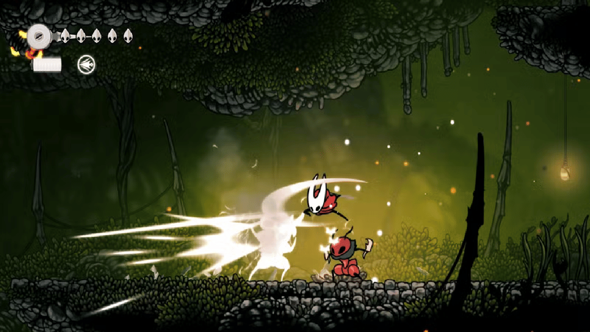 cuplikan gameplay Hollow Knight: Silksong 