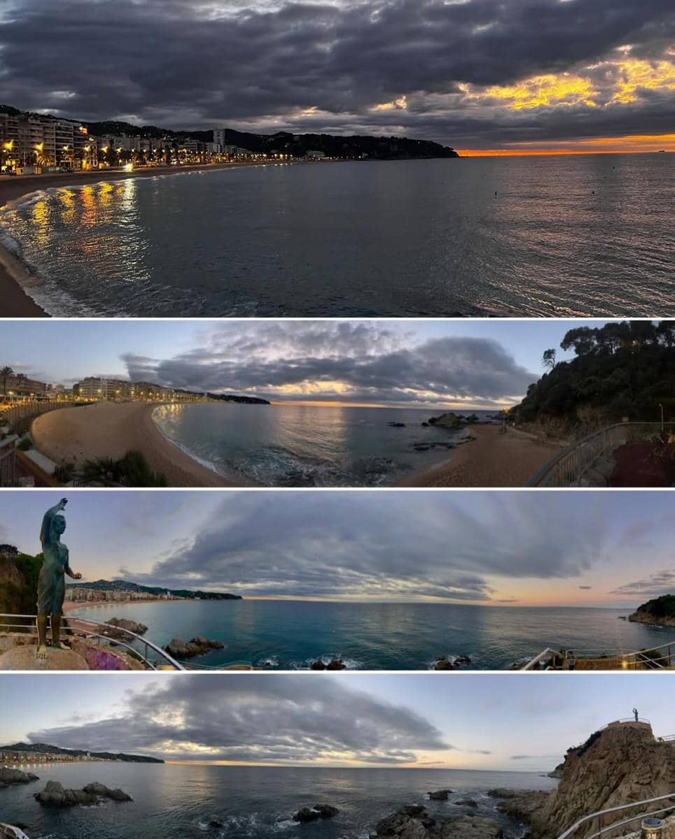 Ira Wibowo mengunjungi Pantai Lloret di Spanyol.