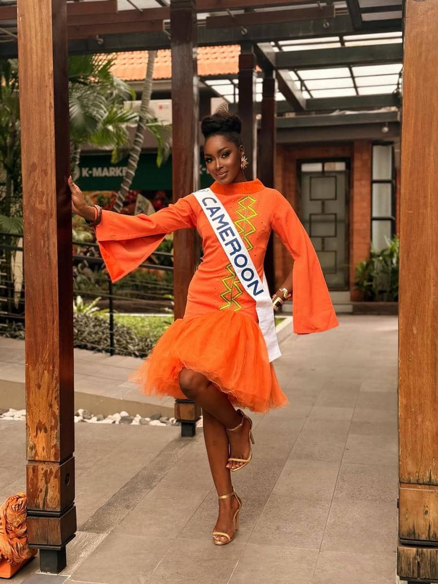 potret Josiane Golonga, Miss Cosmo Kamerun 2025 