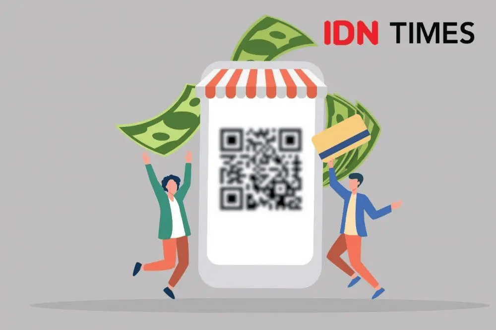 Ilustrasi transaksi nontunai (IDN Times/Aditya Pratama)