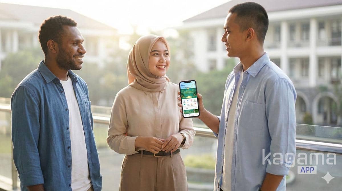 Keluarga Alumni Universitas Gadjah Mada (Kagama) meluncurkan Kagama App dalam acara Malam Alumni yang digelar di Gelanggang Inovasi dan Kreativitas (GIK) UGM, Sabtu (13/12/2025).