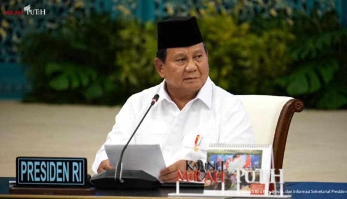 Presiden Prabowo pimpin sidang paripurna di Istana