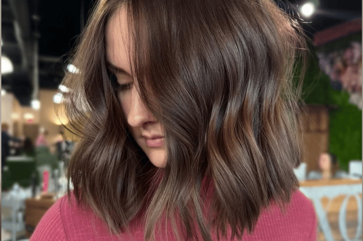 model rambut ripped bob