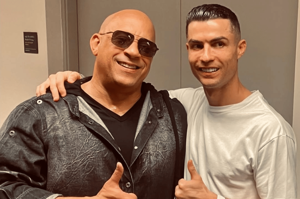 Vin Diesel dan Cristiano Ronaldo